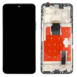 Display compatibil Honor X8a (4G) / Honor 90 Lite (5G) negru - cu Rama